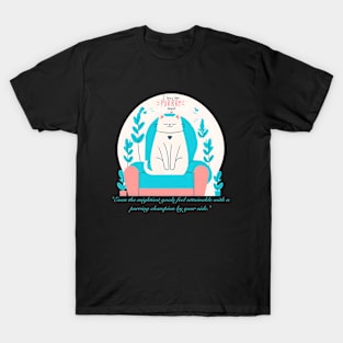 Champion Cat (Motivational and Inspirational Quote) T-Shirt